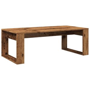 vidaXL Mesa de centro madera de ingenier&iacute;a envejecida 102x50x35 cm