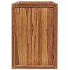 vidaXL Arriate elevado madera maciza de teca 100x50x70 cm