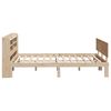 vidaXL Estructura de cama con cabecero madera maciza pino 140x200 cm