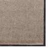 vidaXL Felpudo Otro Beige y Negro 120 x 250 cm Polipropileno y vinilo