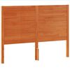 vidaXL Cabecero de cama madera maciza de pino marr&oacute;n cera 160 cm