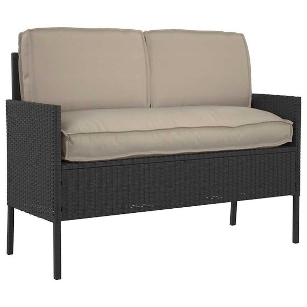 vidaXL Juego de Cojines 3 pcs Taup&eacute; Tela Oxford