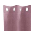 vidaXL Cortinas opacas 2 pcs Rosa Oscuro 140 x 225 cm Terciopelo