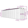 vidaXL Cobertizo de jard&iacute;n acero galvanizado verde 191x810x198 cm