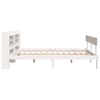vidaXL Estructura de cama sin colch&oacute;n madera de pino blanca 140x190 cm