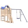 vidaXL Parque infantil de exterior de madera maciza de pino