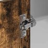 vidaXL Mueble colgante con puerta Roble Ahumado y 57 x 57 x 100 cm