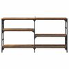 vidaXL Mesa Consola con estante Madera vieja 150 x 29 x 76,5 cm