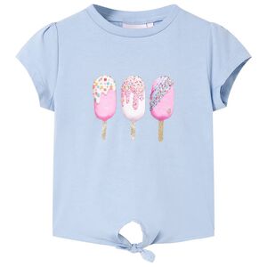 Camiseta infantil azul 104
