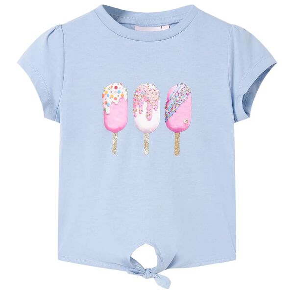 Camiseta infantil azul 104