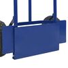 vidaXL Carro de Mano Azul y Rojo 57 x 46 x 113 cm Acero