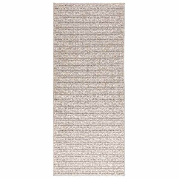 vidaXL Alfombras de &aacute;rea Rectangular HUARTE Crema 200 x 80 cm