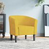 vidaXL Sillón de terciopelo amarillo