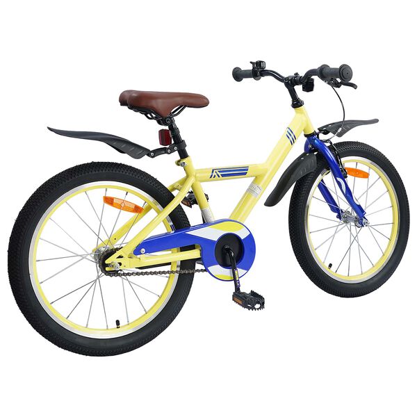 vidaXL Bicicleta Infantil 20 Pulgadas para 6-11 a&ntilde;os Amarillo