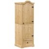 vidaXL Armario Corona madera maciza de pino 55x52x170 cm