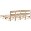 vidaXL Estructura de cama sin colch&oacute;n madera maciza de pino 200x200 cm