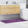 vidaXL Alfombrilla de ba&ntilde;o antideslizante Morado 70 x 120 cm PP