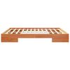 vidaXL Estructura de cama Marrón 180 x 200 cm Madera maciza de pino