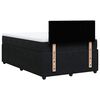 vidaXL Cama box spring con colch&oacute;n terciopelo negro 120x200 cm