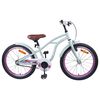 vidaXL Bicicleta Infantil 18 Pulgadas para 5-7 a&ntilde;os Verde claro
