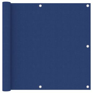 vidaXL Toldo para balc&oacute;n tela oxford azul 90x500 cm