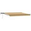 vidaXL Armaz&oacute;n de toldo manual con LEDs 5 x 3 m