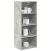 vidaXL Mueble colgante Gris Concreto 40 x 29,5 x 100 cm