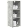 vidaXL Mueble colgante Gris Concreto 30 x 29,5 x 80 cm