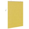 vidaXL Estor enrollable con cortinas Amarillo 120 x 160 cm Bamb&uacute;
