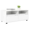vidaXL Gabinete de TV brillante 100 x 48 x 43 cm Madera contrachapada