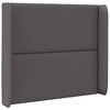 vidaXL Oreja de cabecero Gris 80 x 16 x 4 cm PVC