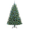 vidaXL &Aacute;rbol de Navidad artificial con ramas articuladas Verde 180 cm