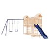 vidaXL Parque infantil de exterior madera maciza de pino