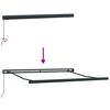vidaXL Toldo Retr&aacute;ctil Rojo y 350 x 250 cm Tela y Metal