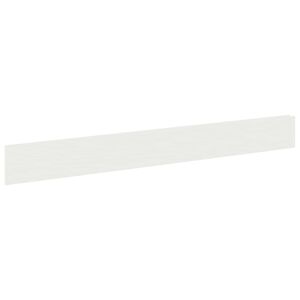 vidaXL Borde de C&eacute;sped 10 uds. 100 x 12 cm Acero Blanco