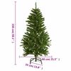 vidaXL &Aacute;rbol de Navidad artificial con bisagras 150 LED y bolas 150 cm