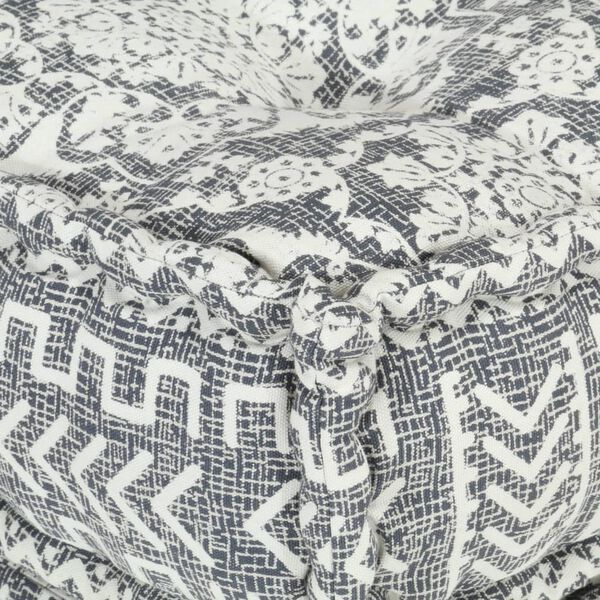 vidaXL Puf modular de tela gris claro