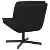 vidaXL Silla giratoria Negro 63 x 75 x 76 cm tela