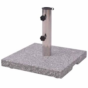 vidaXL Pie de parasol de granito, cuadrado 20 Kg