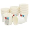 vidaXL Tazas de café de papel 1000 uds 4oz 100ml blanco