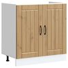 vidaXL Mueble bajo para fregadero Lucca madera artesanal de roble