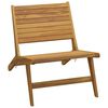 vidaXL Silla de jard&iacute;n de madera maciza de teca