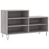 vidaXL Zapatero madera contrachapada gris Sonoma 102x36x60 cm