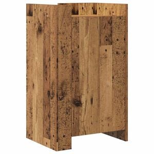 vidaXL Aparador Madera vieja 45 x 35 x 75 cm