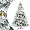 vidaXL &Aacute;rbol de Navidad artificial con 300 LED 240 cm PE y PVC