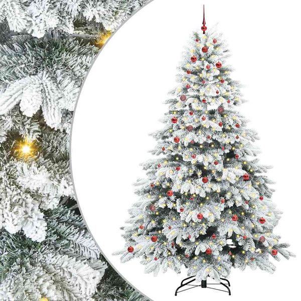 vidaXL &Aacute;rbol de Navidad artificial con 300 LED 240 cm PE y PVC