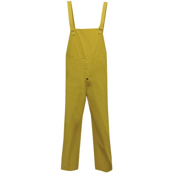 vidaXL Chubasquero impermeable reforzado capucha 2 pzas XL amarillo