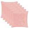 vidaXL Funda de almohada 6 uds. HOUTEN Rosa 30 x 30 cm