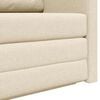 vidaXL Sof&aacute; cama 110cm Crema tela