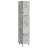 vidaXL Juego de armarios 2 pcs Gris Hormig&oacute;n Madera de ingenier&iacute;a